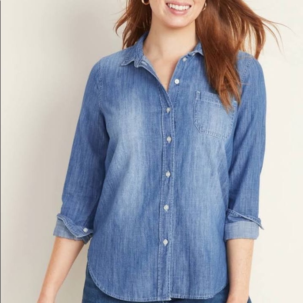WOMAN’S DENIM TOP